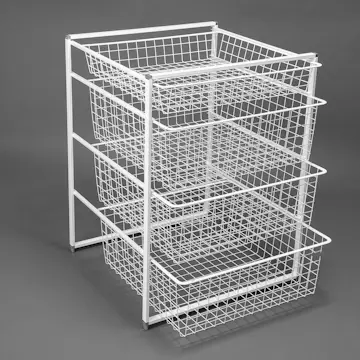 Kurvstativ Elfa 74/55 Hvit