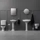 Toalettstol Miller Badrum Classic inkl. Cistern