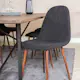 Spisegruppe Venture Home Peo med 6 Pobbie Stoler Polyester