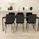Spisegruppe Venture Home Paris med 6 Walerina Stoler