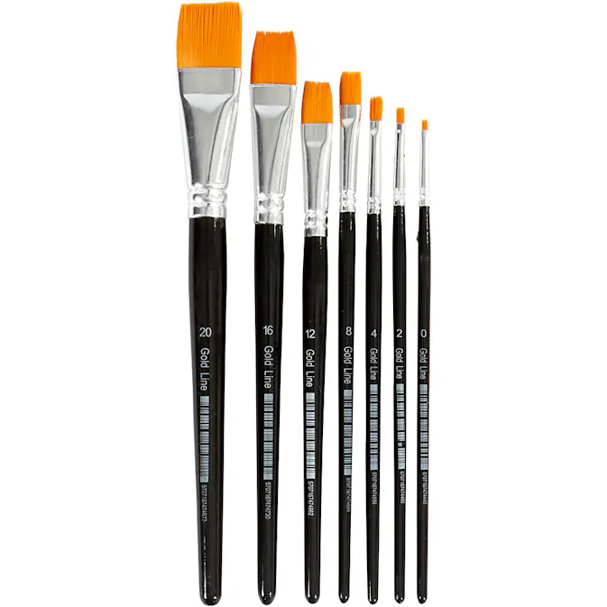 Pensler Creativ Company Gold Line Flata Nr 0-20 7 Stk/1 Pk