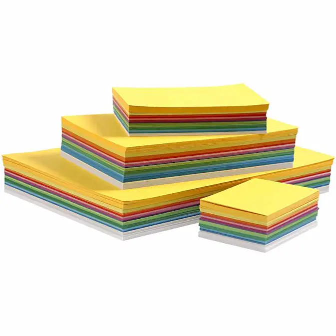 Vårpapp Creativ Company Ass Farger A3-A6 1500 Ass Ark/1 Pk