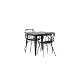 Spisegruppe Venture Home Tempe 80 cm med 2 Dyrön Stoler