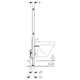 Bidéfixtur Geberit Duofix 112 cm