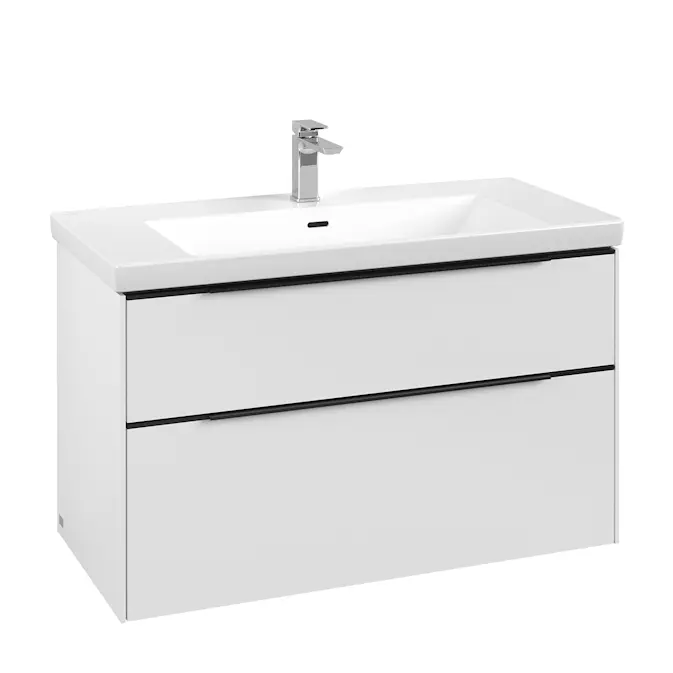 Tvättställsskåp Villeroy & Boch Subway 3.0 med 2 Lådor