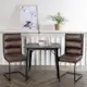 Spisegruppe Venture Home Tempe med 2 stk Zizo Stoler