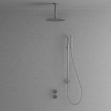 Takduschset Scandtap Steel Harmonized 5Z för Inbyggnad