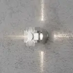 Vegglampe Gnosjö Konstsmide Monza 3W High Power LED Alu