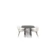 Spisegruppe furniture/fashion Stone med 4 Chico Stoler