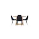 Spisegruppe Venture Home Yakidon Ø120 cm med 4 stk Night Stoler