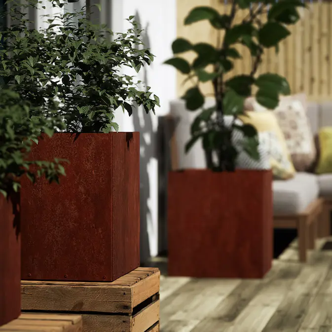 Blomsterpotte Jabo Odla Corten Tykkelse 1,5 mm