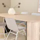 Spisegruppe Venture Home Bianca Benhvit med 4 Cornelia Stoler