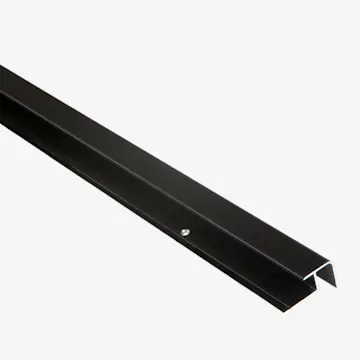 Hjørneprofil Utvendig Sort 3000