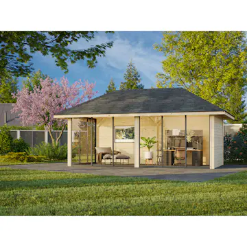 Hagestue Palmako Bianca 16,6 m2 Sett 202 Slide