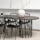 Spisegruppe furniture/fashion Stone med 4 Dyrön Stoler