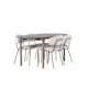Spisegruppe Venture Home Andy med 4 Chico Stoler