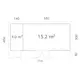 Hagestue Palmako Aurelia 20,1 m² (inv. 19,2 m²)