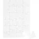 Kartong Creativ Company Puslespill Hvit 16 stk/1 Pk
