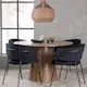 Spisegruppe Venture Home Lanzo med 4 Selma Stoler
