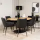 Spisegruppe Venture Home Cirebon med 6stk Comfort Stoler