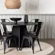 Spisegruppe Venture Home Bootcut Ø110 cm med 4 Tempe Stoler