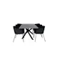 Spisegruppe Venture Home Piata med 6 Bergen Stoler