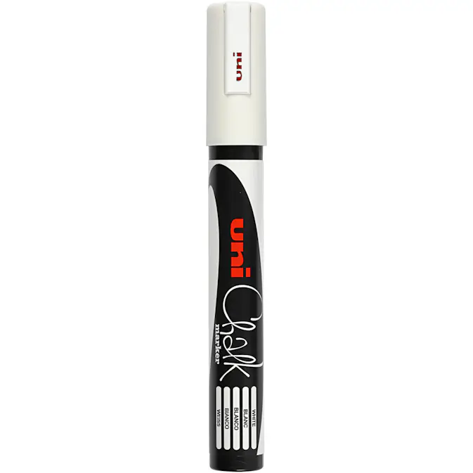 Merkepennn Creativ Company Chalk Hvit Strek 1,8-2,5 mm 1 stk