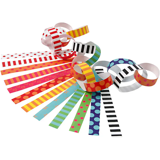 Girlangstrimler Creativ Company med Print 1 Pk