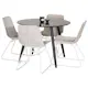 Spisegruppe Venture Home Plaza med 4stk Cirebon Stoler