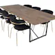 Spisegruppe Venture Home Peo med 6 Aris Stoler