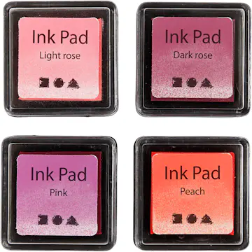 Stempelpute Creativ Company 3,5x3,5 cm 4-Pk