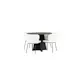 Spisegruppe Venture Home Bootcut Ø110 cm med 4 stk Edina Stoler
