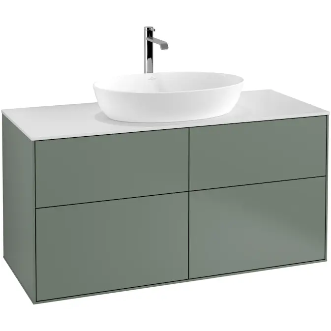 Tvättställsskåp Villeroy & Boch Finion med 4 Lådor och Bänkskiva för Fristående Tvättställ från Artis & Collaro