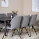 Spisegruppe Venture Home Dipp med 6 Gemma Stoler