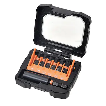 Slagbitssett Boxer Torx-spor 7-deler