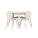 Spisegruppe Venture Home Flora Ø120 cm med 4st Lilja Spisestoler
