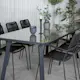 Spisegruppe Venture Home Peoria med 6 Leon Spisestoler