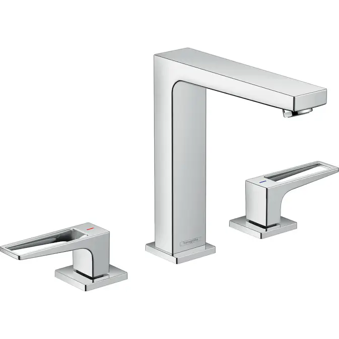 Servantbatteri Hansgrohe Metropol 160 3-hulls med Bøylehåndtak