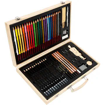 Skisse og Tegnesett Creativ Company Ass Farger