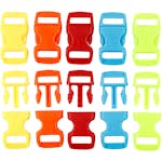 Klikklås Creativ Company 29x15 mm Hullstr 3x11 Ass Farger 100 stk/1 Pk