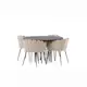 Spisegruppe furniture/fashion Stone med 4 Limhamn Stoler Rundt