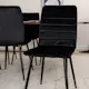 Spisegruppe Venture Home Chicago Spisebord og Walerina Spisestol Brun