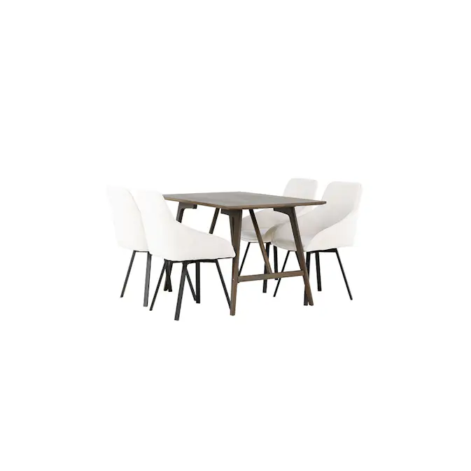 Spisegruppe Venture Home Kaseidon med 4 stk Rosie Stoler