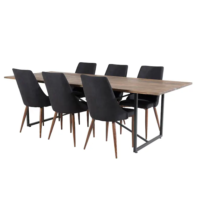 Spisegruppe Venture Home Peo med 6 Laura Stoler