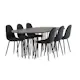 Spisegruppe furniture/fashion Stone med 6 Polar Stoler