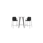 Spisegruppe Venture Home Tempe med 2 stk Bella Stoler