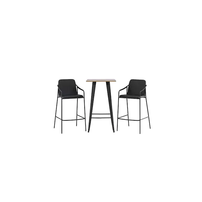 Spisegruppe Venture Home Tempe med 2 stk Bella Stoler
