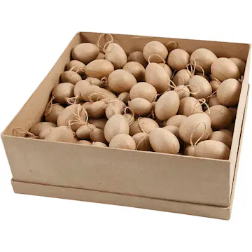 Egg Creativ Company Pappmaché H3-4-5-6 cm 140 St/1 Pk