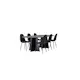 Spisegruppe Venture Home Bootcut Oval med 6 Polar Stoler