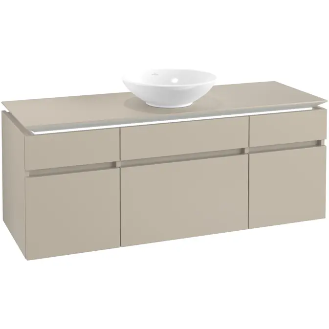 Tvättställsskåp Villeroy & Boch Legato med 5 Lådor för Ytmonterat Tvättställ från Övriga V&B Serier